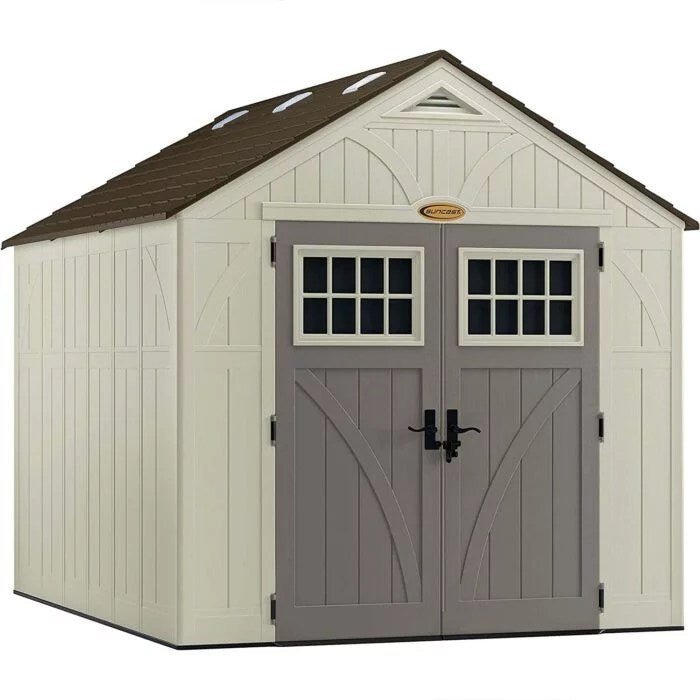 1-25-1-700x700-1-1-1 Suncast Tremont 8×10 BMS8100 Outdoor Resin Storage Shed - Image 1