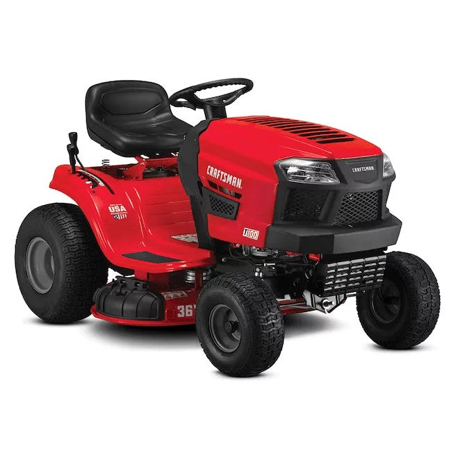 CRAFTSMAN_t100 CRAFTSMAN T100 36-Inch 11.5 HP Gas Riding Lawn Mower - Image 1
